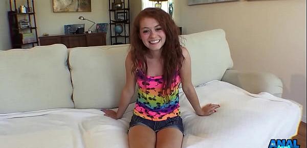  Adorable 18yo Redhead Alice Green Is A Butt Fucked Monster Gaper!